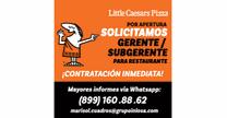 empleos de personal de limpieza en Little Caesars sucursal Capilla, Candiles , Constituyentes ,Pie de la Cuesta, Peñuelas y El sol
