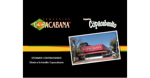 empleos de urgen repartidores en motocicleta en TAQUERIAS BRASIL COPACABANA