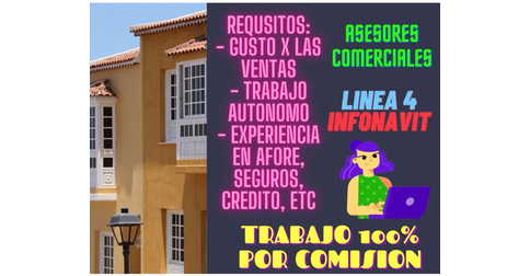 empleos de asesores comerciales en Linea 4